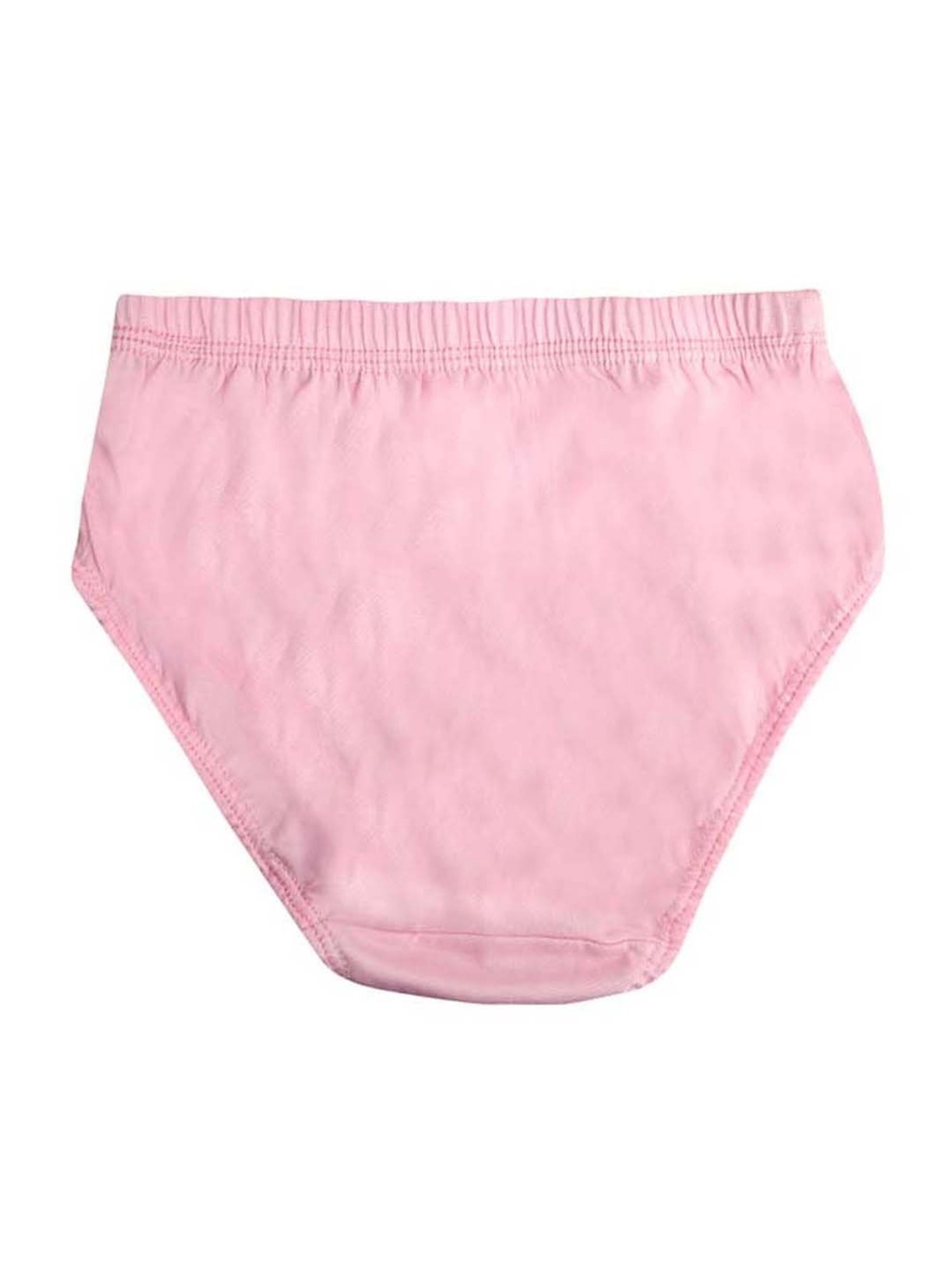 Tiny Bugs Kids Pink Cotton Briefs