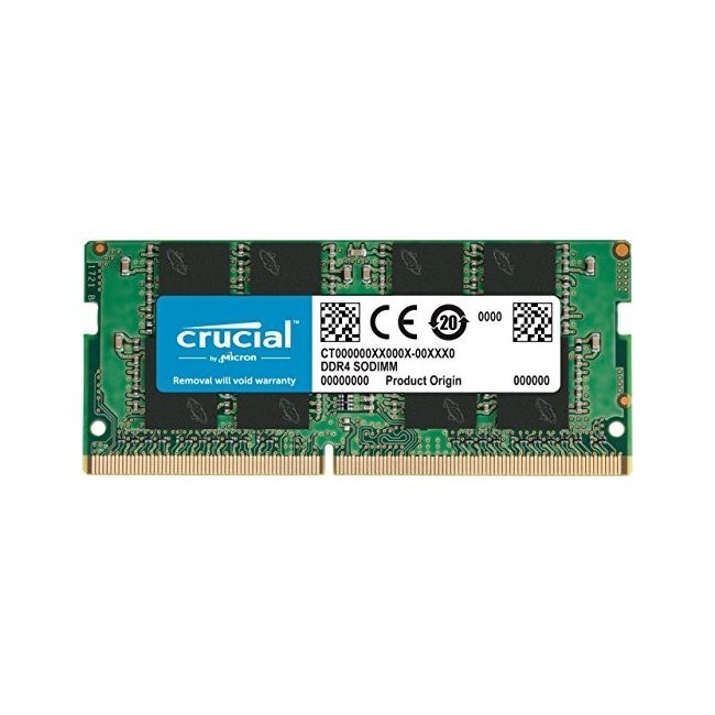 Crucial 32GB Single DDR4 3200 MT/s CL22 SODIMM 260-Pin Memory - CT32G4SFD832A