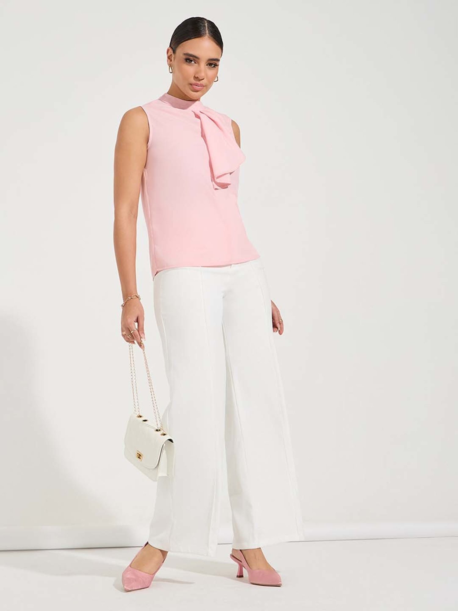 Styli Pink Regular Fit Top