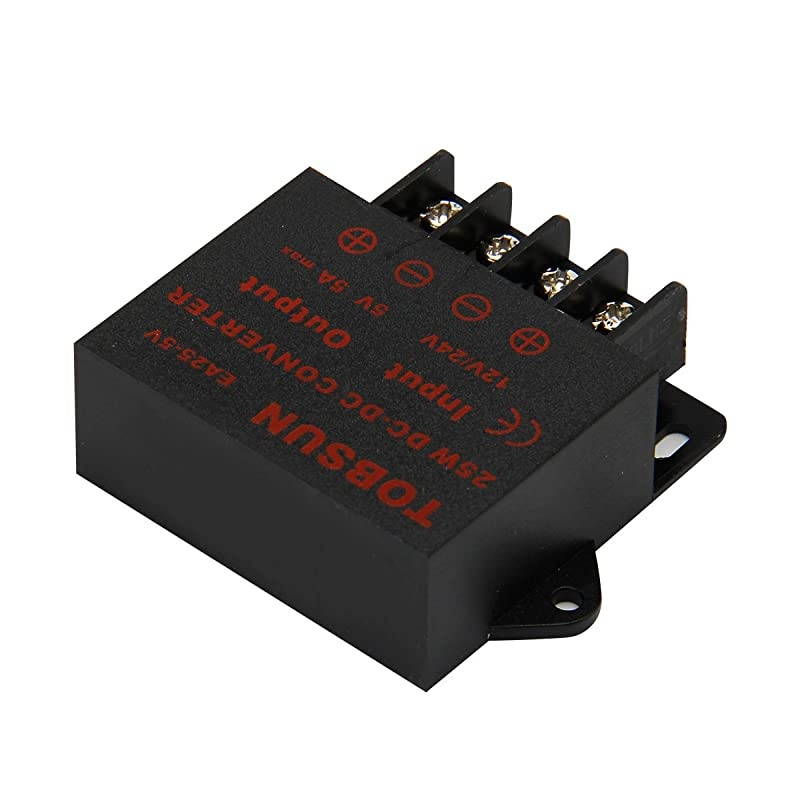 DC 12V 24V to 5V 5A Converter Step Down Regulator 25W 5V Regulated Power Supplies Transformer Converter