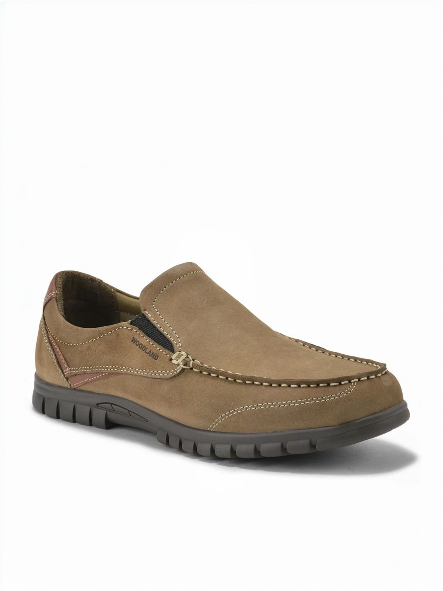 Woodland Men's Khaki Casual Loafers
