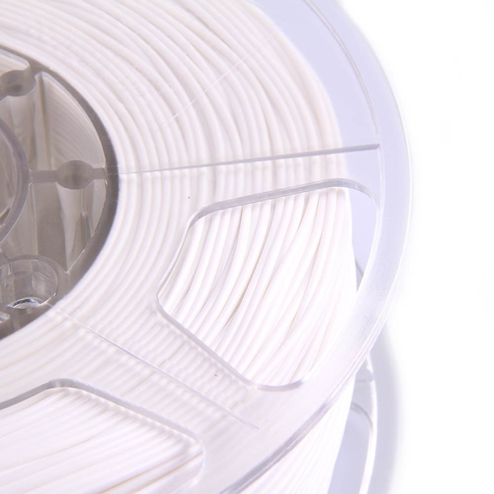 eSUN PLA+ 1.75mm White 3D Printer Filament Corn Grain Refining Material 1KG Spool (2.2lbs) Dimensional Accuracy +/- 0.05mm Consumables