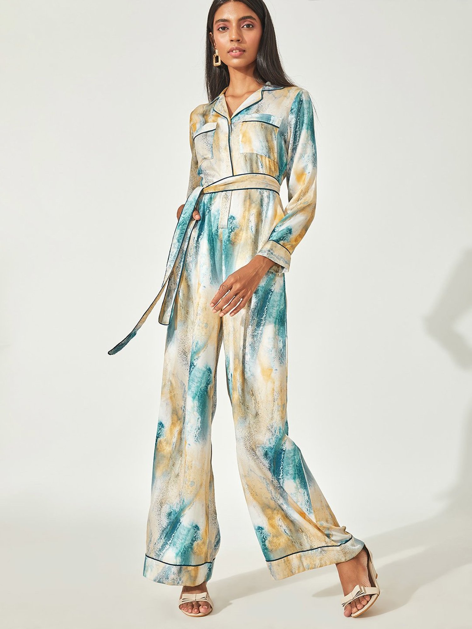 The Label Life Multicolor Printed Jumpsuit
