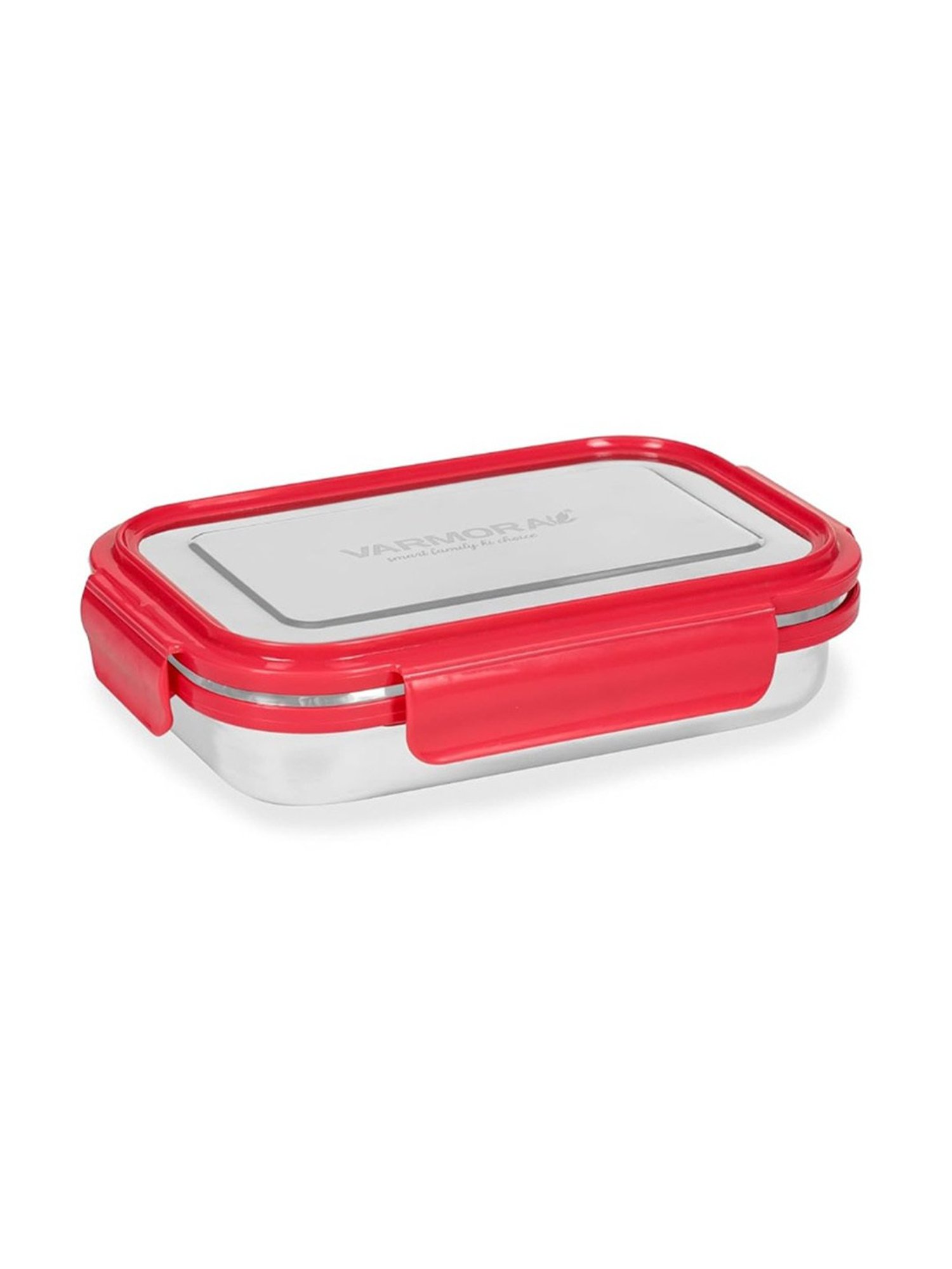 Borosil Grey Stainless Steel Lunch Box - Set of 4