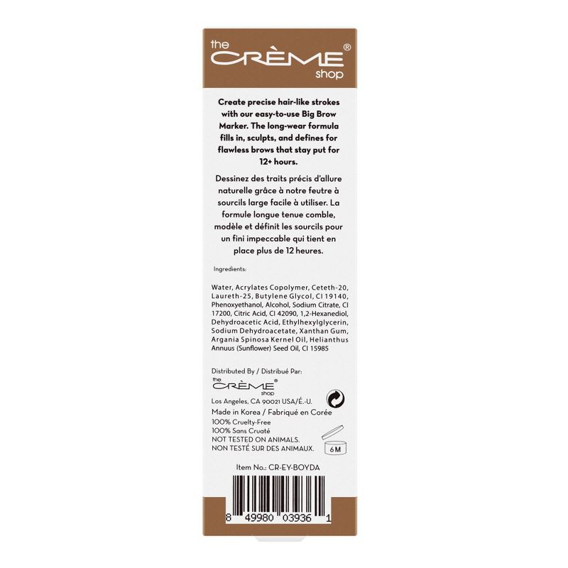 The Crème Shop Big Brow Marker - Light - 0.10oz
