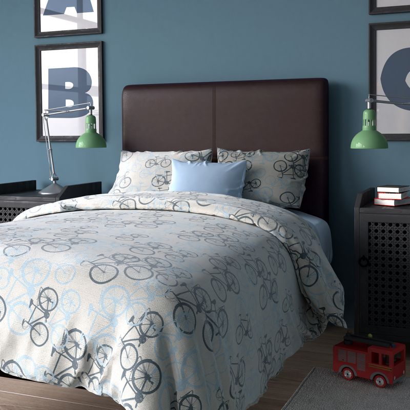 Kids' Headboard Faux Leather Brown - HomePop