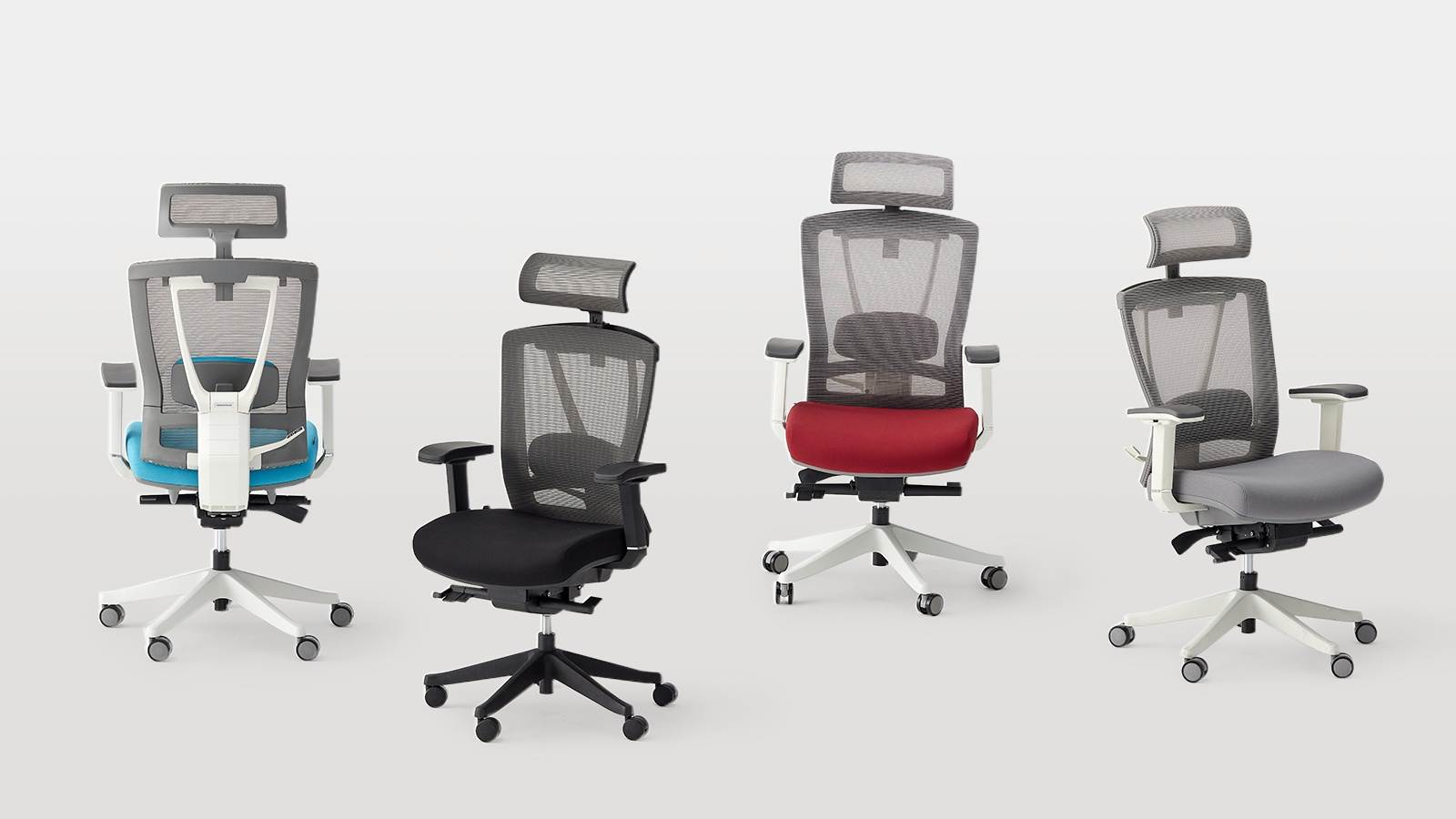 Autonomous Ergonomic Office Chair - ErgoChair Pro Baby Blue