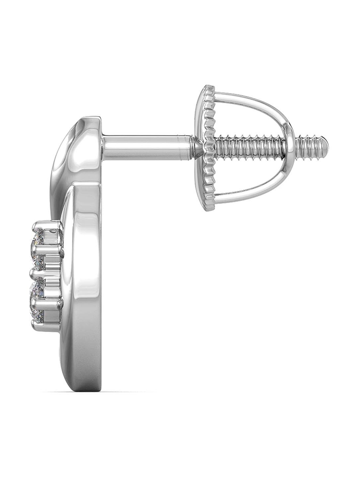 Joyalukkas 950 Platinum & Diamond Earrings for Women