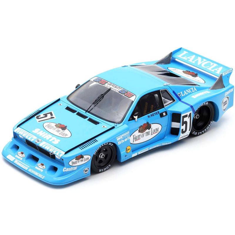 Lancia Beta MonteCarlo Turbo Gr5 #51 Hans Heyer Winner DRM Hockenheim (1980) Limited Edition to 500 pcs 1/18 Model Car by Spark