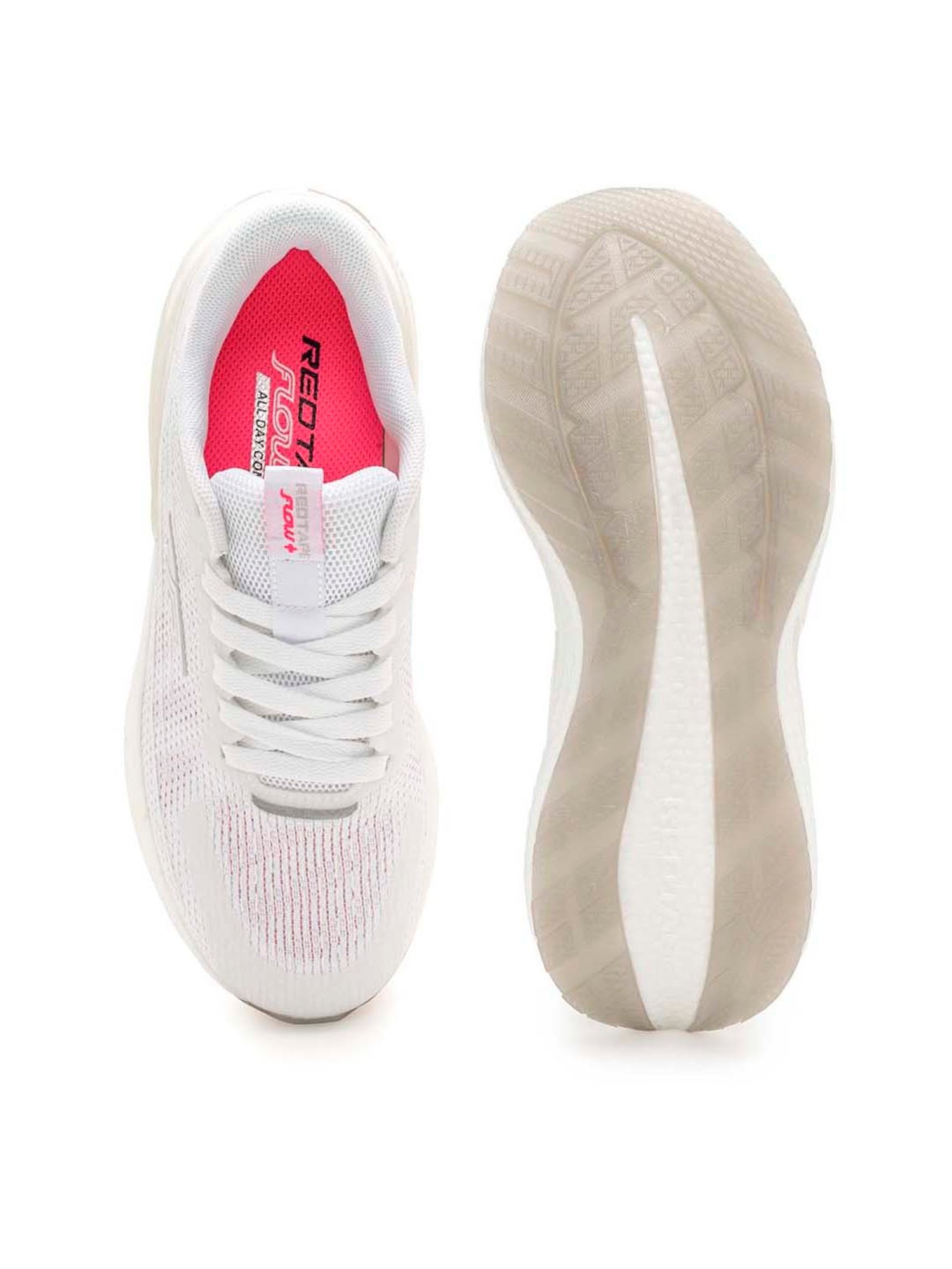 Red Tape Women's White Running Shoes