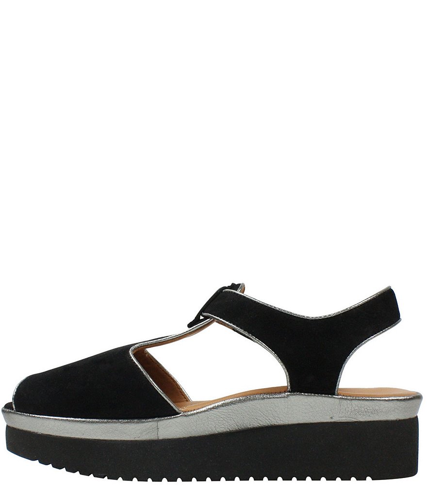L'Amour Des Pieds Almika T-Strap Flatform Sandals