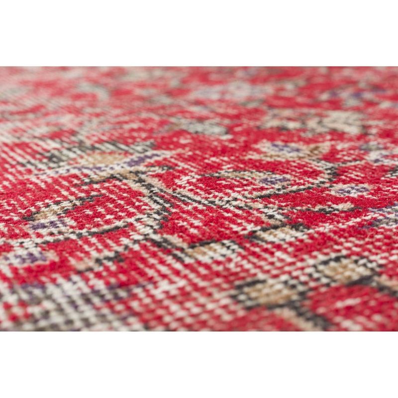 6'6"x10'4" Vintage One-of-a-Kind Sighart Rug Red - Revival Rugs