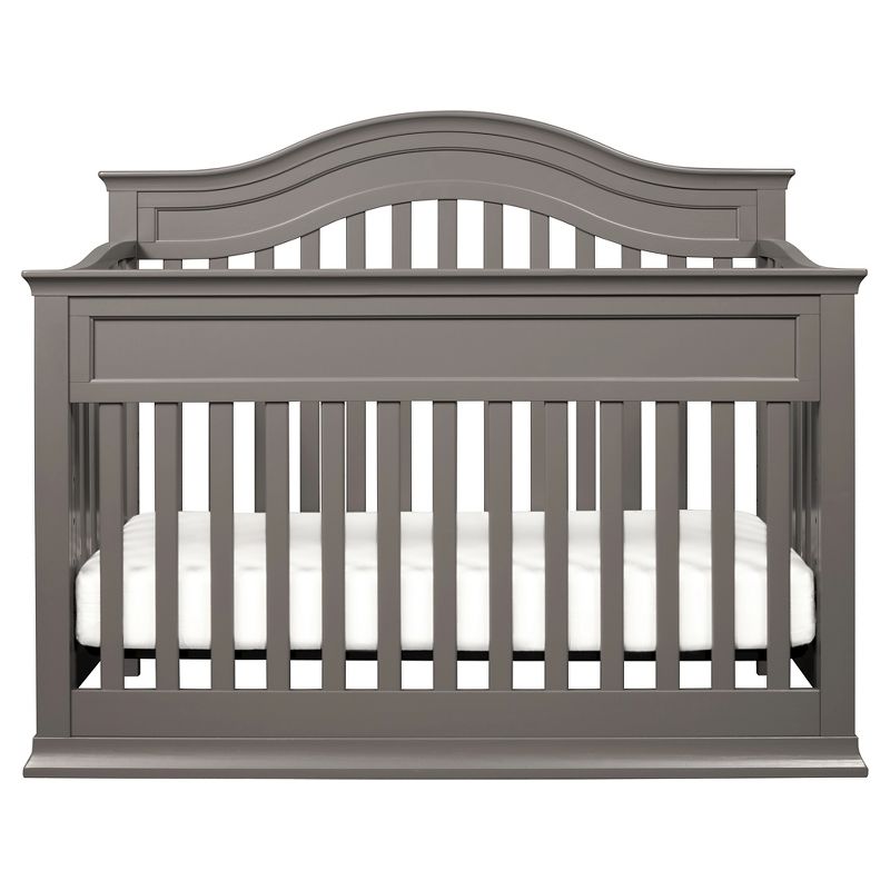 DaVinci Brook 4-in-1 Convertible Crib with Toddler Rail - Slate