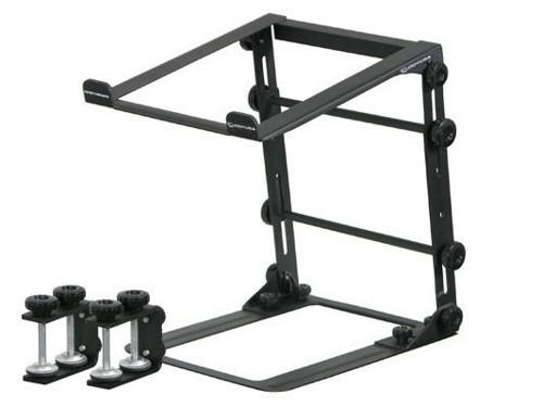Odyssey LSTANDM Mobile Folding Laptop Stand with Table/Case Clamps