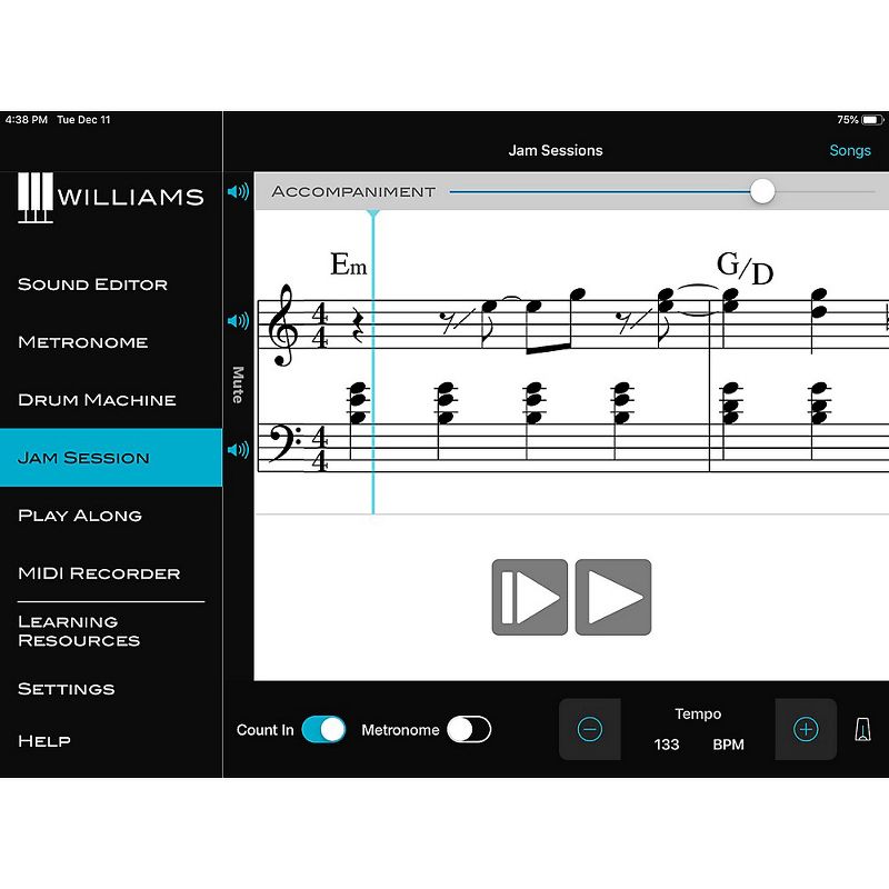 Williams Allegro III Digital Piano Black 88 Key