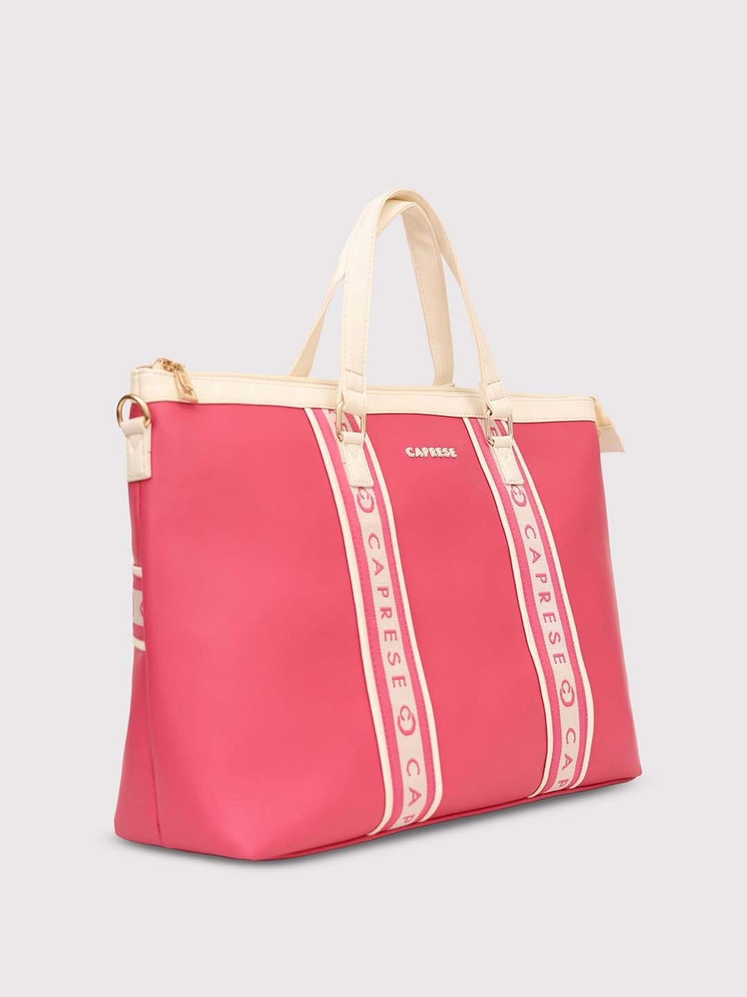 Caprese Trinity Laptop Bag Large Fuchsia Women Handbag | Office Handbag | The Kiara Collection