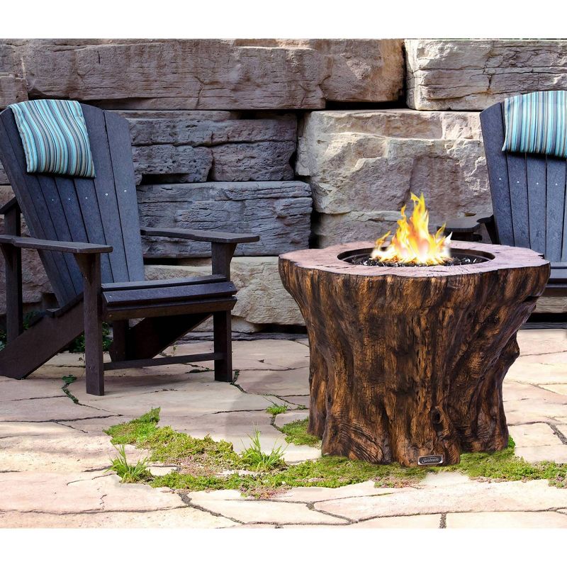 DeckMate 30371 Avondale Outdoor Backyard Patio Portable Steel Fire Bowl Fire Pit, Antiqued Copper Finish