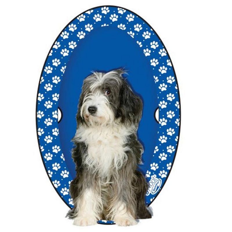 SwimWays 13700 Spring Float Paddle Paws Puppy Dog Pool Lounger for Large Dogs Over 65 Pounds, Blue (2 Pack)