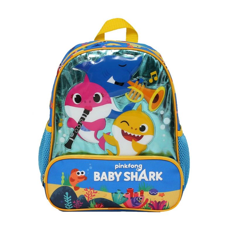 Baby Shark Sea Music Kids' 12" Backpack