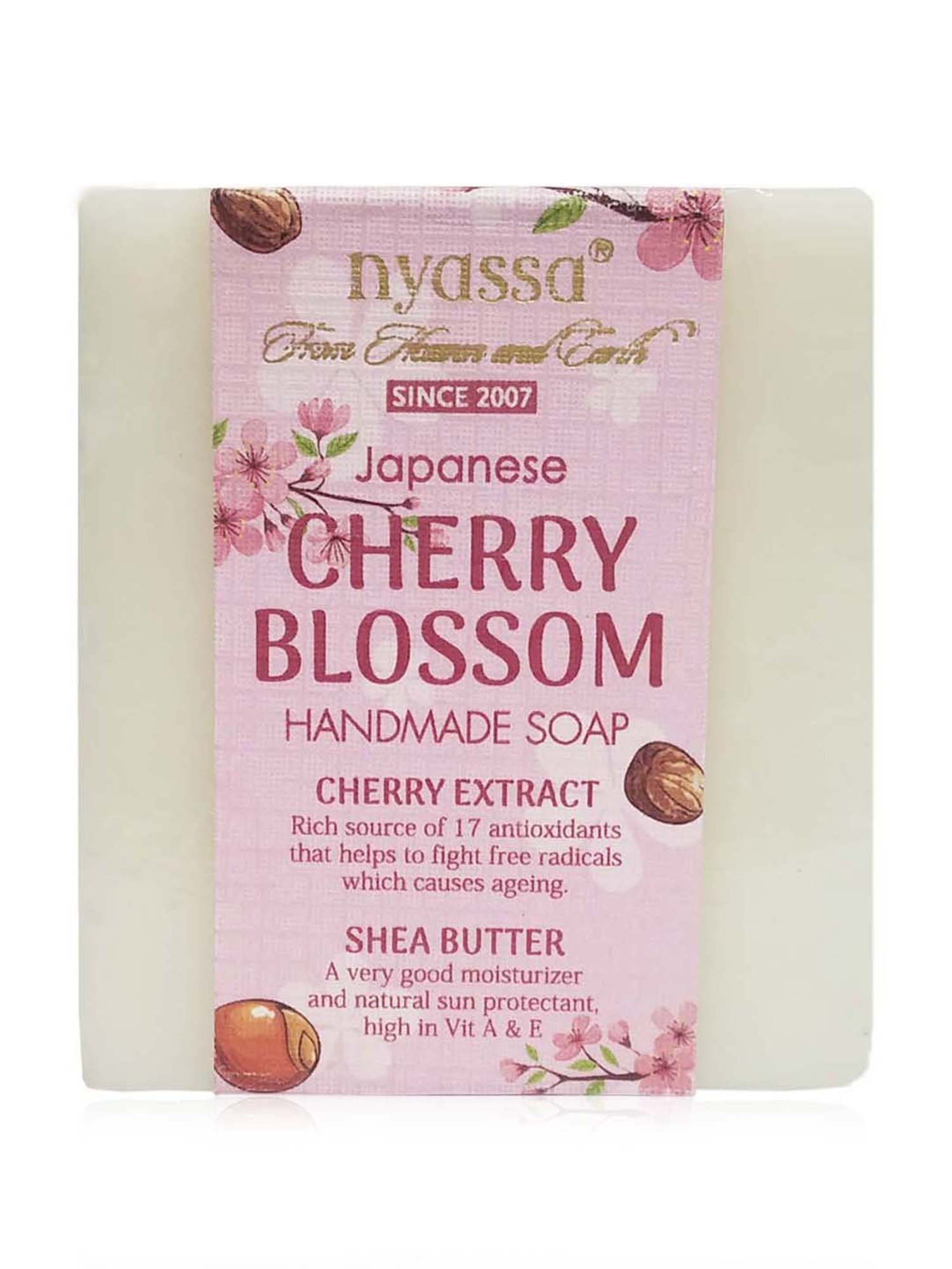 Nyassa Cherry Blossom Handmade Soap - 150gm