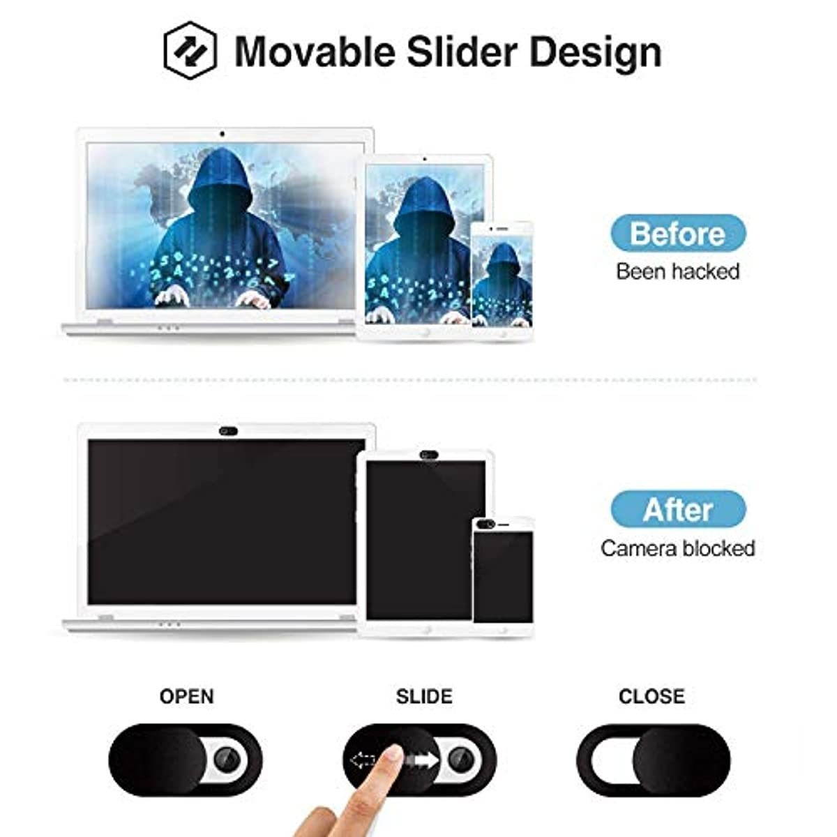 ProCase Wine iPad Pro 12.9 Slim Case 4th Generation 2020 & 2018 Bundle with [6 Pack] Black Ultra Thin Webcam Cover Slide for Laptop Phone