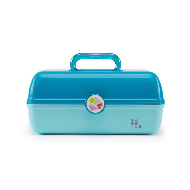 Caboodles On The Go Girl Makeup Bag - Turquoise over Sky Blue