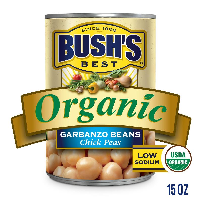 Bush's Organic Garbanzo Beans - 15oz