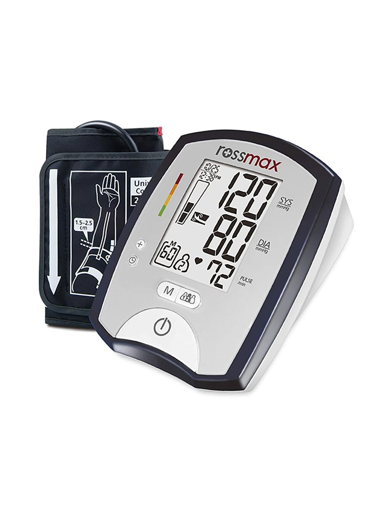 Rossmax MJ701f Automatic Blood Pressure Monitor (White and Blue)