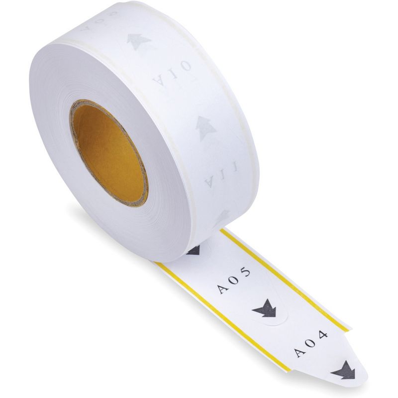 Tatco Ticket Roll 2" Core 1-3/5"Wx4-1/4"Lx4-1/4"H 5/PK White 62000