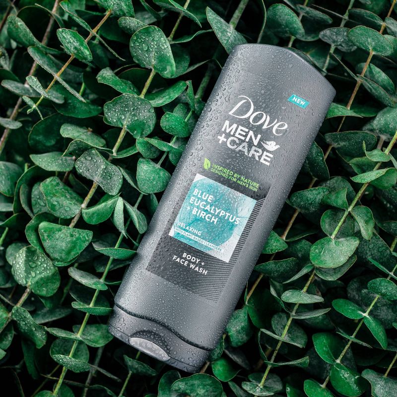 Dove Men+Care Blue Eucalyptus & Birch Relax & Uplift Body Wash Soap - 18  fl oz