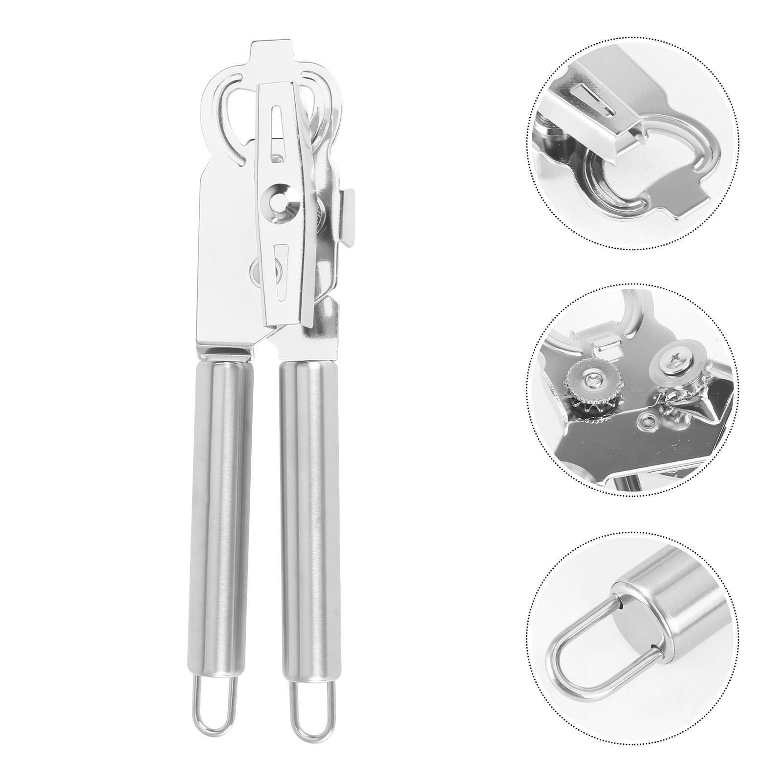 Stainless Steel Manual Can Opener Professional Multi-function Tin Can Bottle Opener Craft Beer Grip Opener Kitchen Tool Bar Gadget HF0118