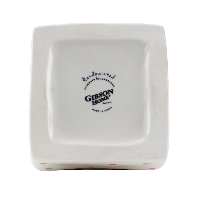 Gibson Home Christmas Estate 7.5 Inch Gift Box Holiday Cookie Jar