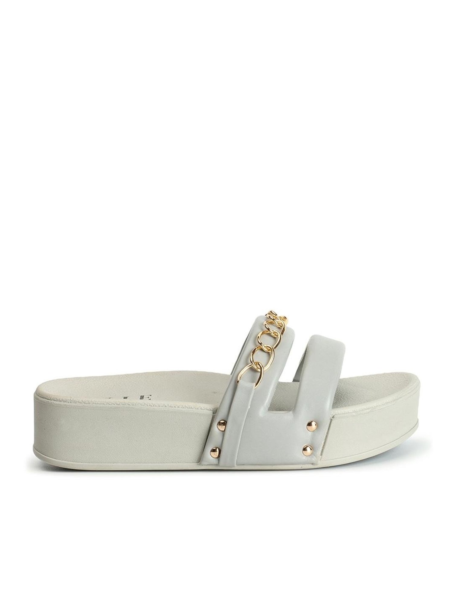 Elle Women's Grey Casual Sandals