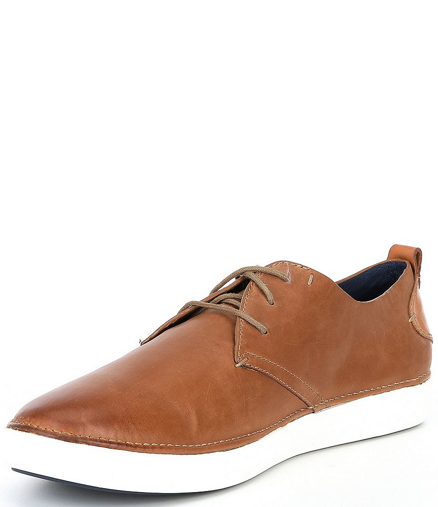 Johnston & Murphy Men's Noah Leather Plain Toe Lace-Up Shoes
