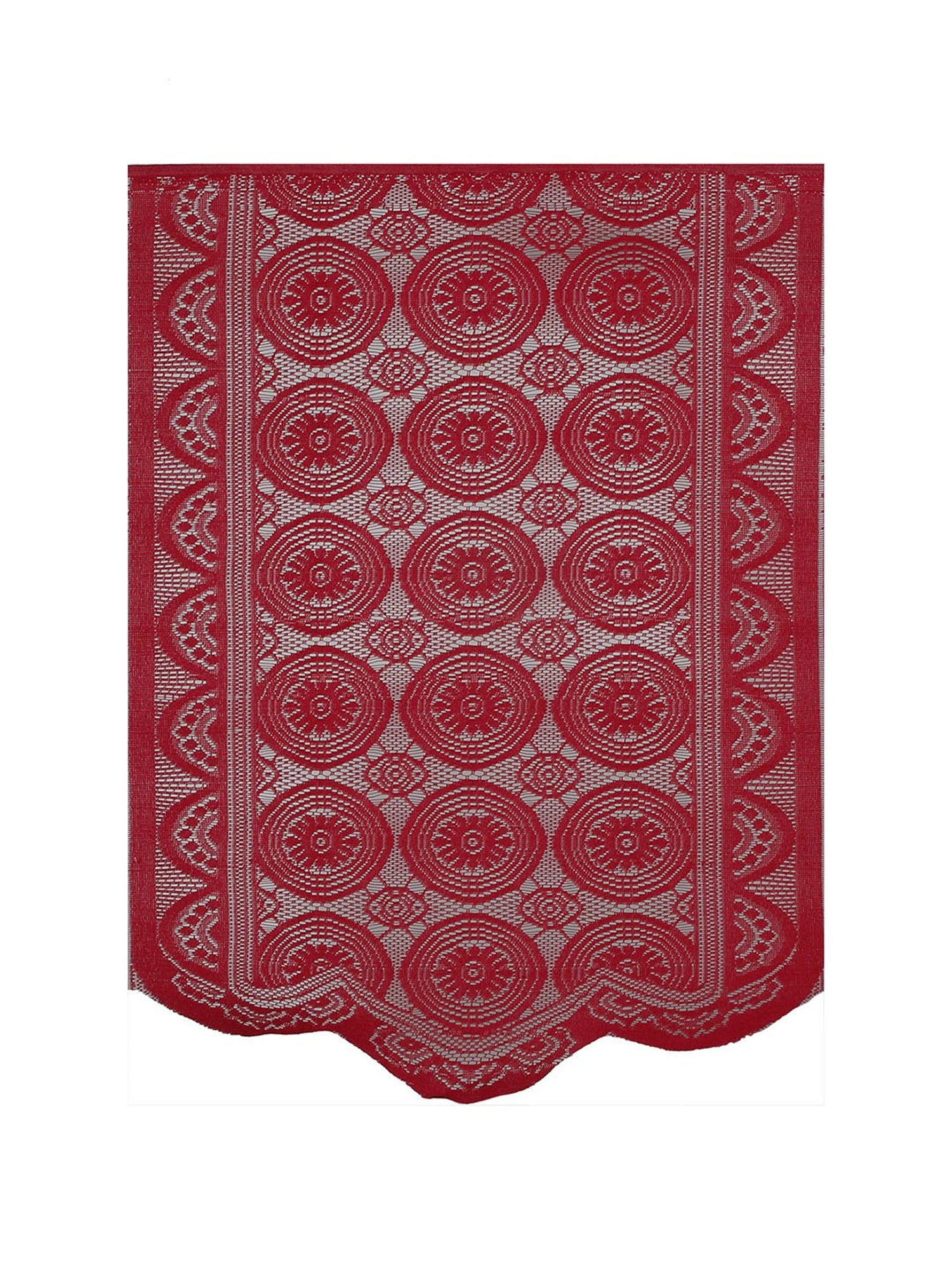 Romee Maroon Polyester Floral Sofa Covers