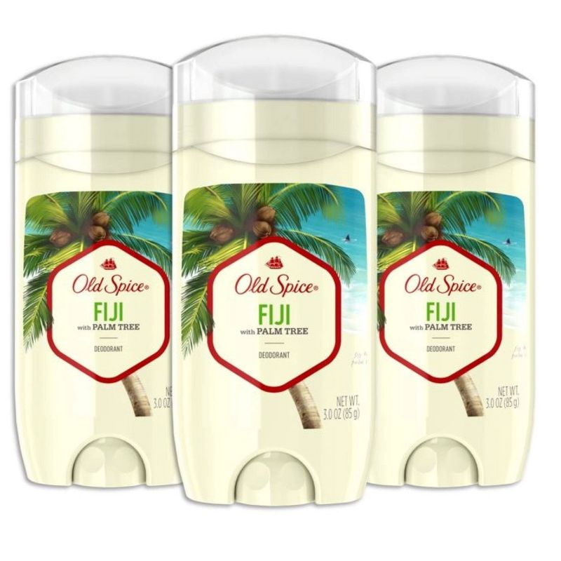 Old Spice Fresher Collection Fiji Scent Secret Fresh Nectarine Men's Deodorant - 3pk/9oz