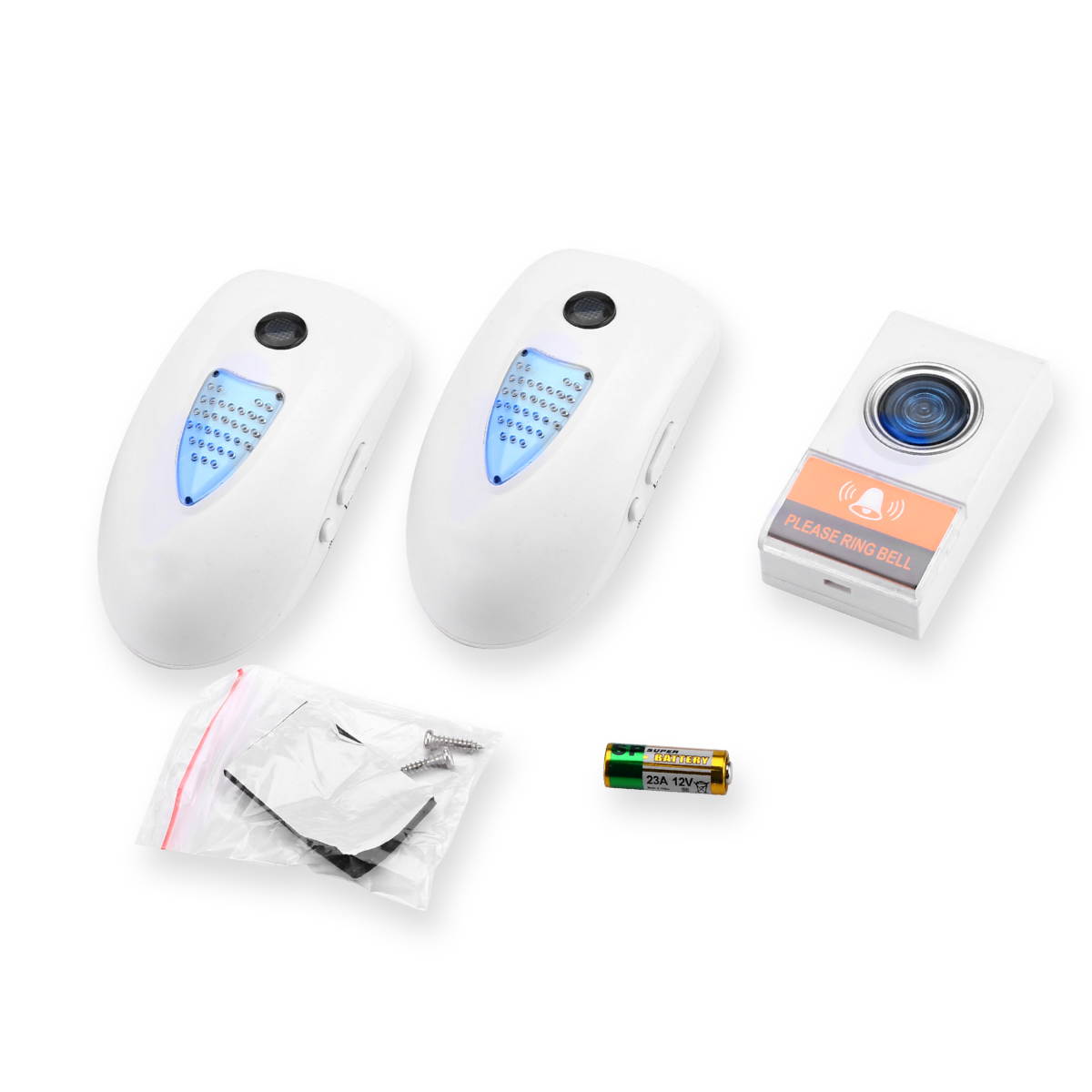 IR Sensor Welcome Doorbell Electronic Induction Doorbell Advertising Guide (Black)