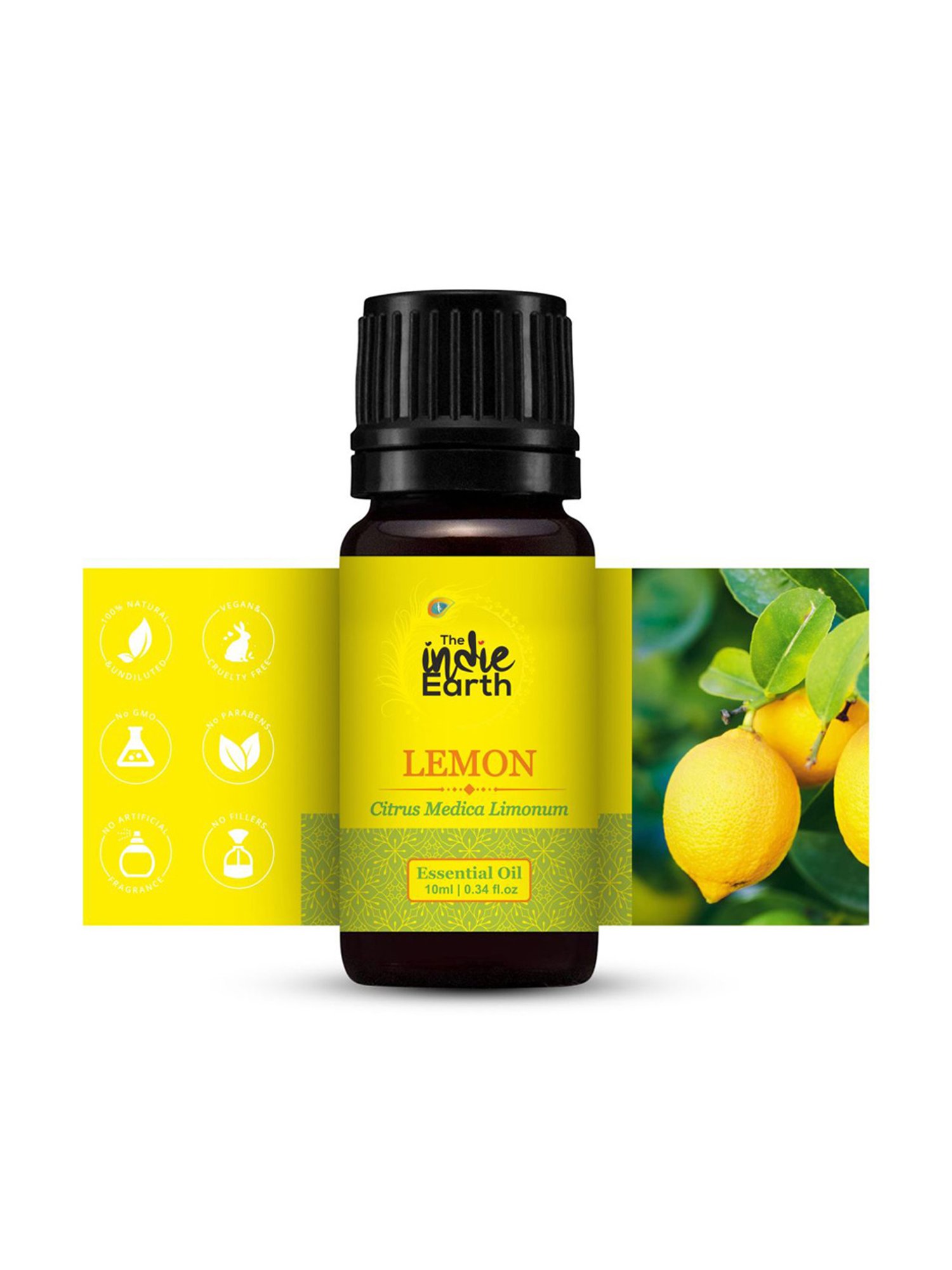 The Indie Earth Lemon Essential Oil - 10 ml
