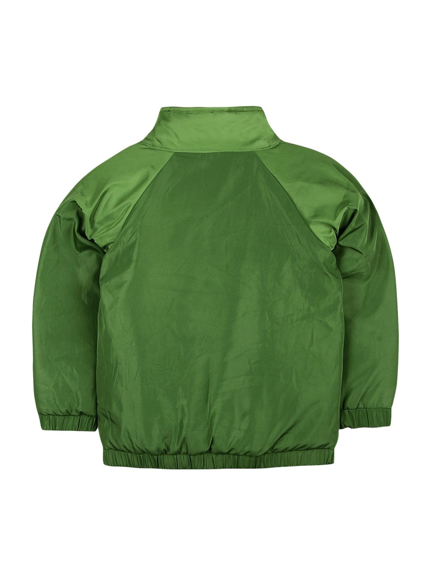 Allen Solly Junior Navy & Green Color Block Full Sleeves Jacket