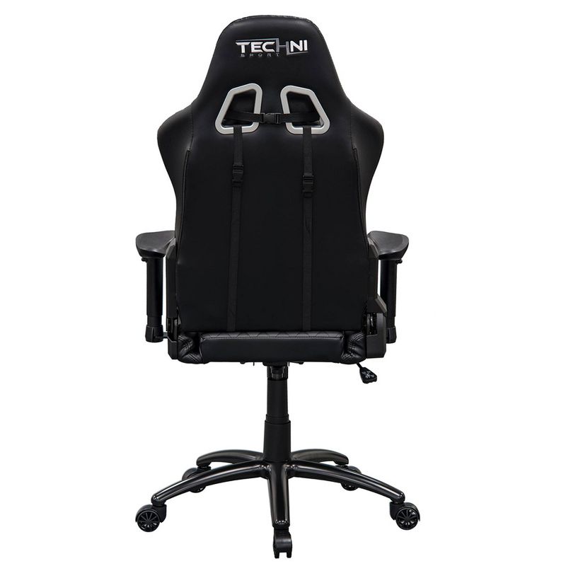 Ts-5100 Ergonomic High Back Racer Style Video Gaming Chair - Black - Techni Sport