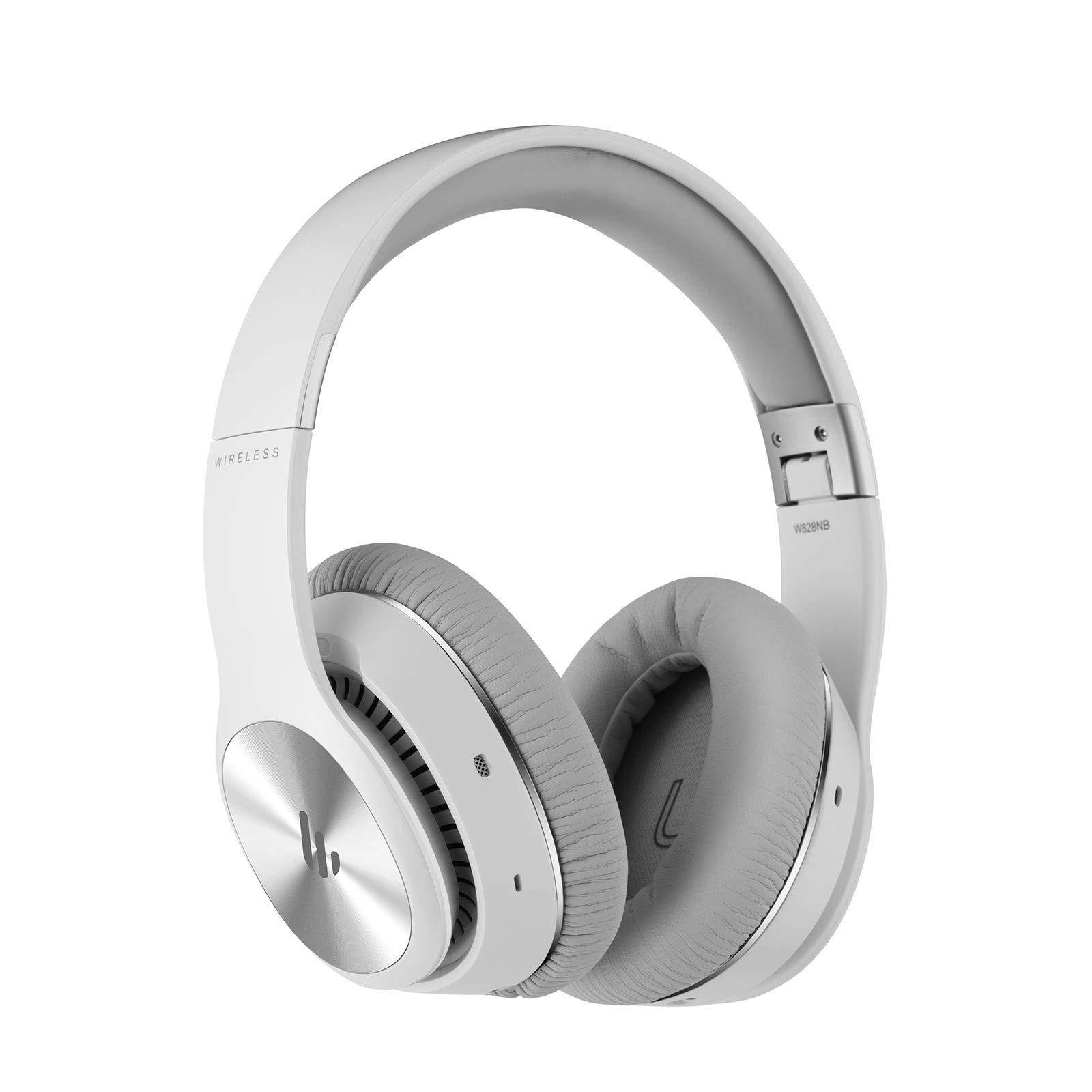 Edifier W828NB Wireless Bluetooth Headphones - Ergonomic, Active Noise Canceling (ANC) - White