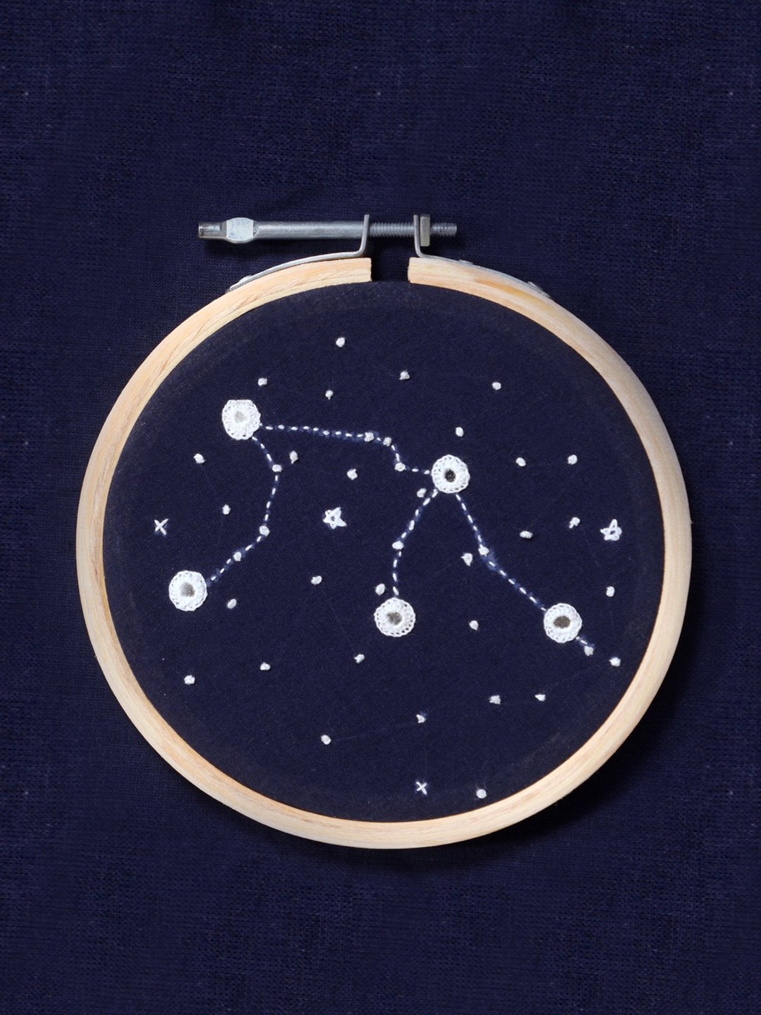 Okhai Wanderlust Hand Embroidered Hoop - Set of 1