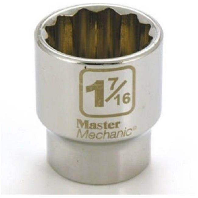 Apex Tool Group 356758 0.75 in. Drive Master Mechanic 0.44 in. 12 Point Socket
