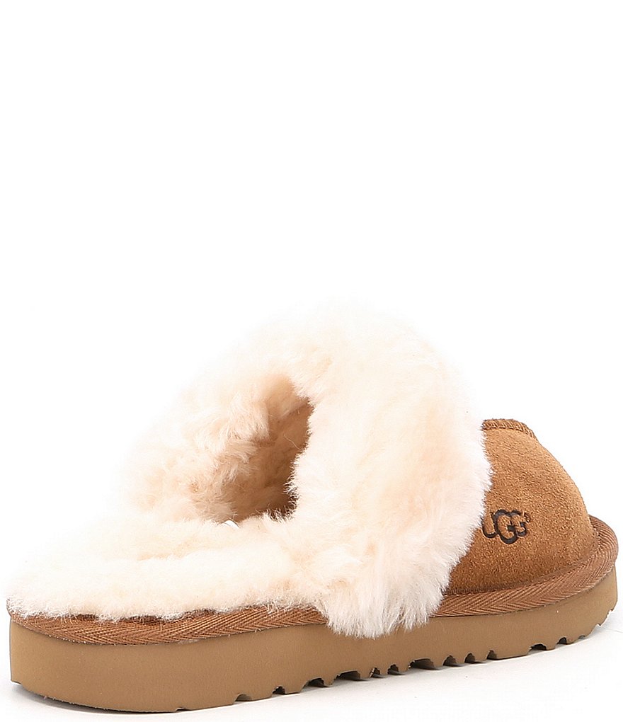 UGG&reg; Girls' Cozy II Suede Slip-On Slippers (Toddler)