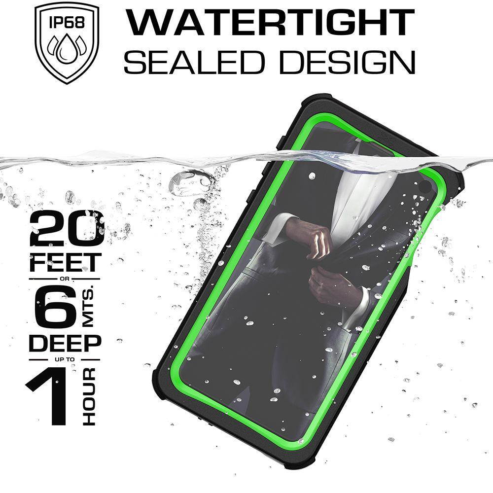 Ghostek Nautical Galaxy S10e Waterproof Case with Screen Protector Super Heavy Duty Protection Rugged Shockproof Full Body Underwater Watertight Seal Cover for 2019 Galaxy S10e (5.8 Inch) - (Black)