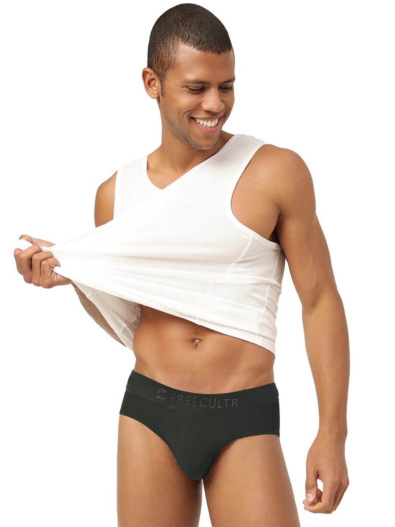 Freecultr Avocado Green Comfort Fit Briefs