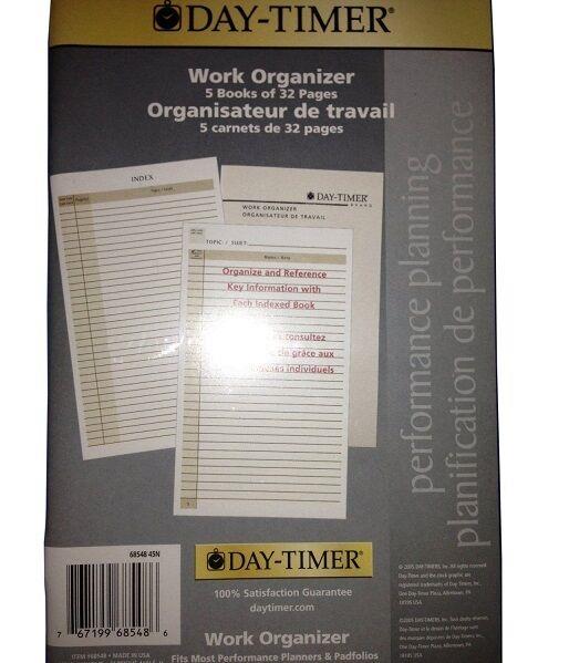 Day-timer Work Organizer 5" x 8 1/2" (127x216mm)