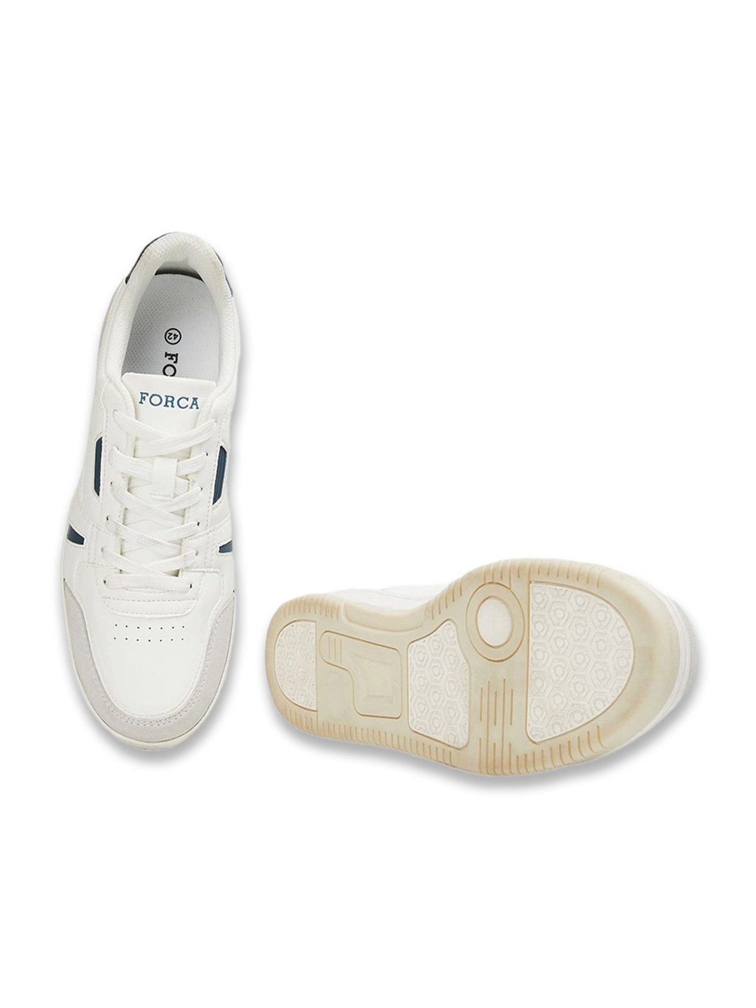 Forca by Lifestyle Men's White Casual Sneakers