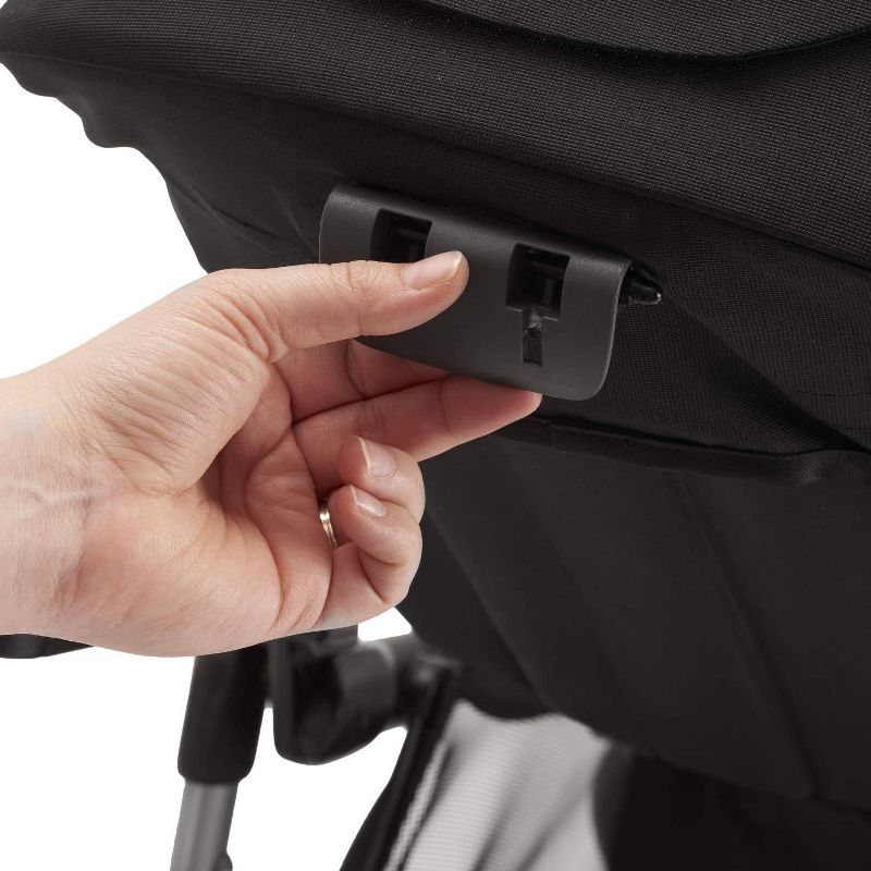 Cybex Eezy S+2 Travel System with Aton 2 Infant Car Seat - Deep Black