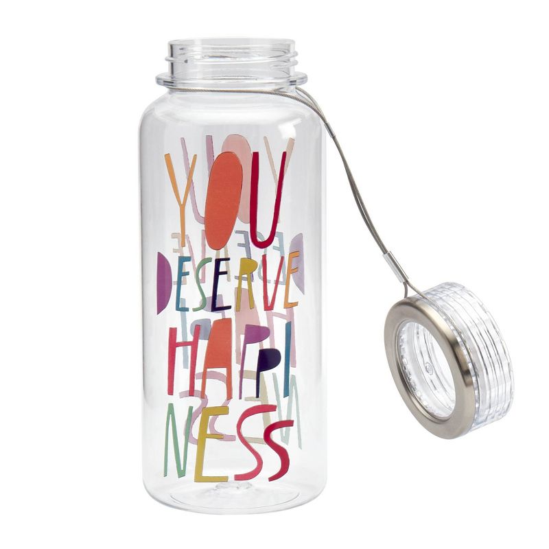 Queer Eye 34oz Plastic You Deserve Happiness Tritan Water Bottle